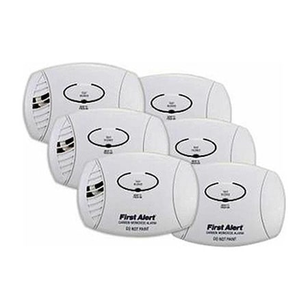 First Alert First Alert 248204 Carbon Monoxide Detector Alarm with Battery Operated - Pack of 6 248204